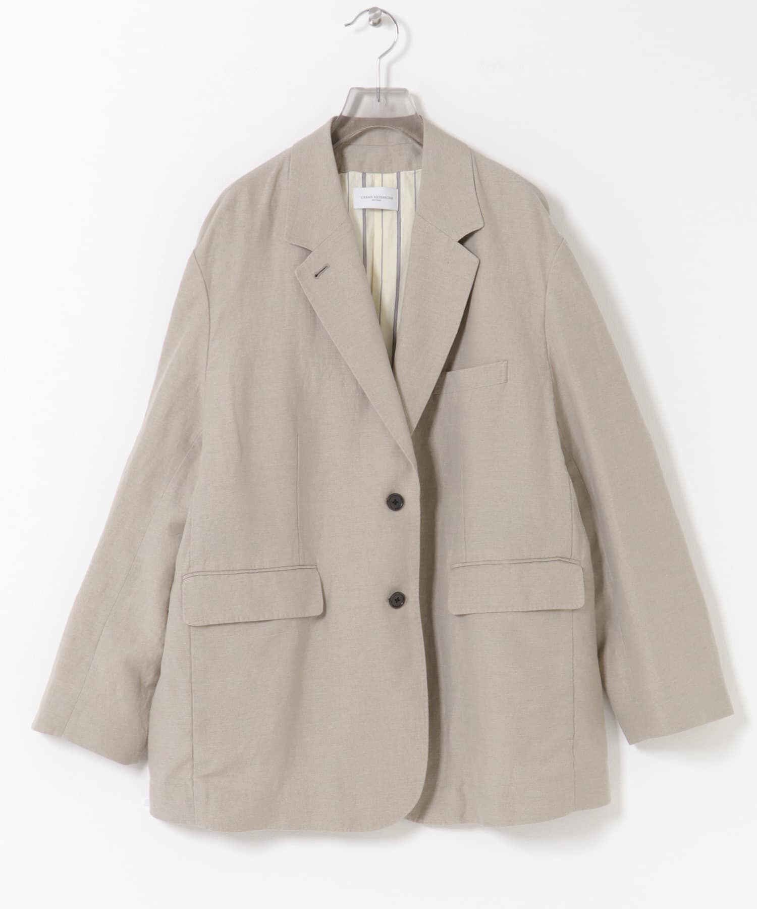 URBAN RESEARCH「new basic　OVER WASHED JACKET」|その他|ベージュ