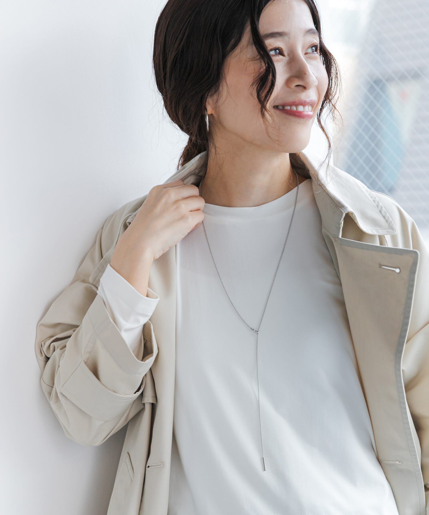 URBAN RESEARCH DOORS「ボールチェーンスライドネックレス」|ネックレス|シルバー