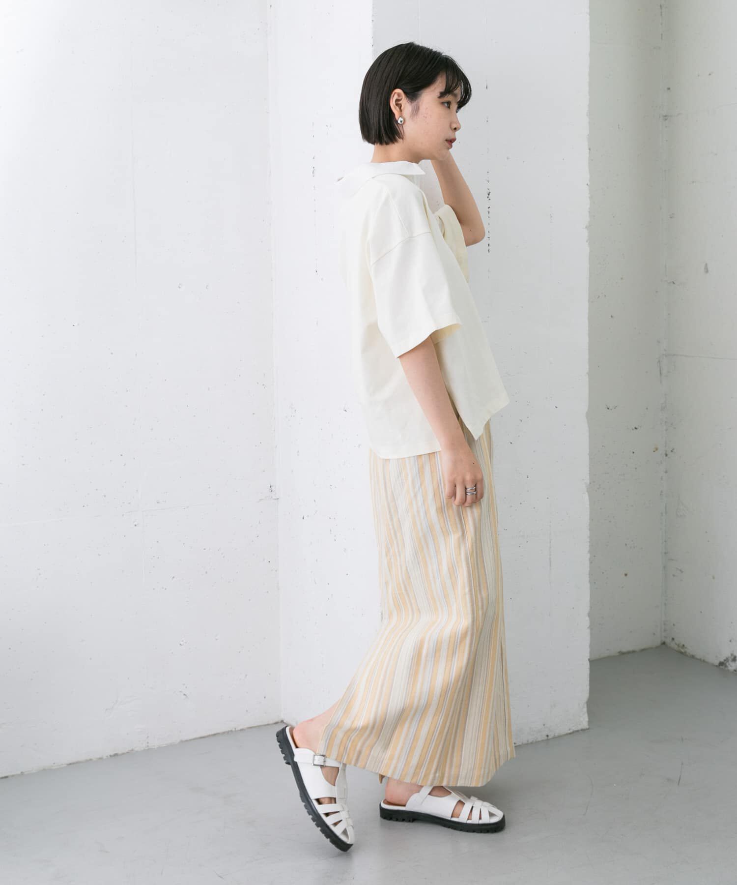  「ストライプペンシルスカート」|スカート|