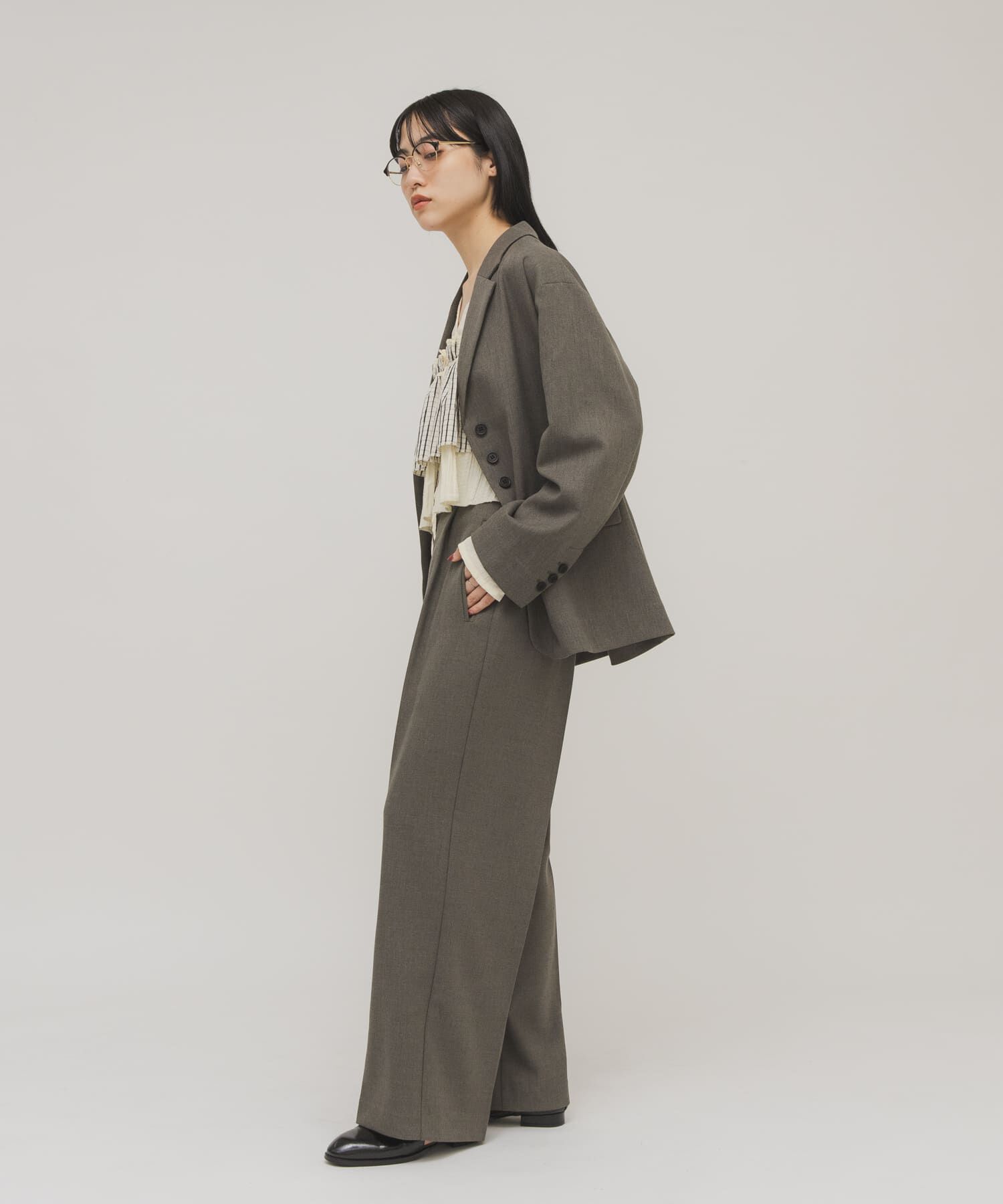  「フリルスリーブテーラードジャケット」|その他|