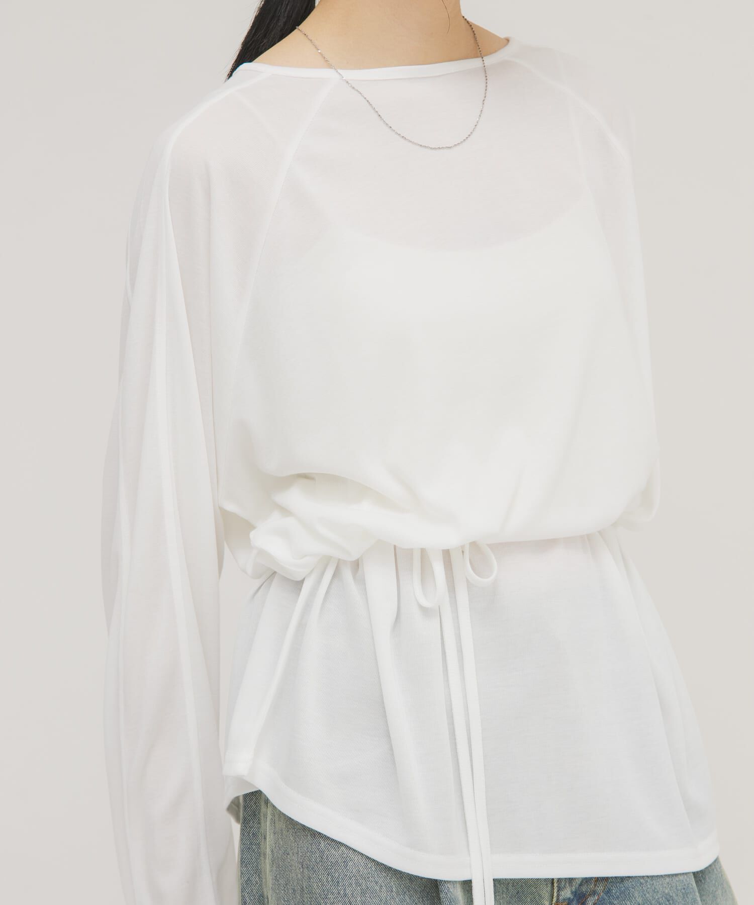  「ルーズシアートップス+ストラップ」|Tシャツ・カットソー|