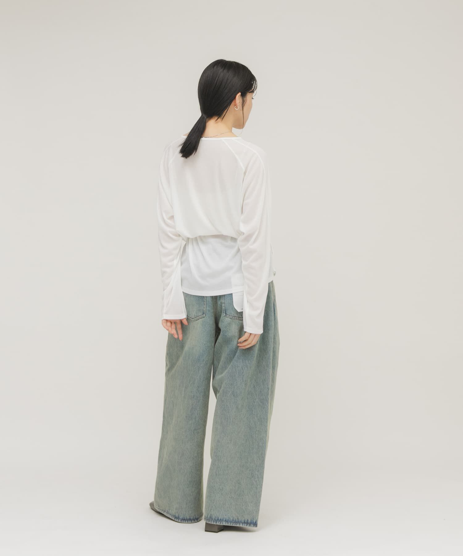  「ルーズシアートップス+ストラップ」|Tシャツ・カットソー|