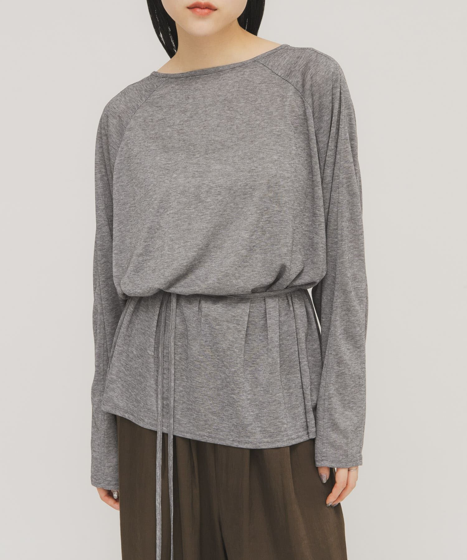  「ルーズシアートップス+ストラップ」|Tシャツ・カットソー|