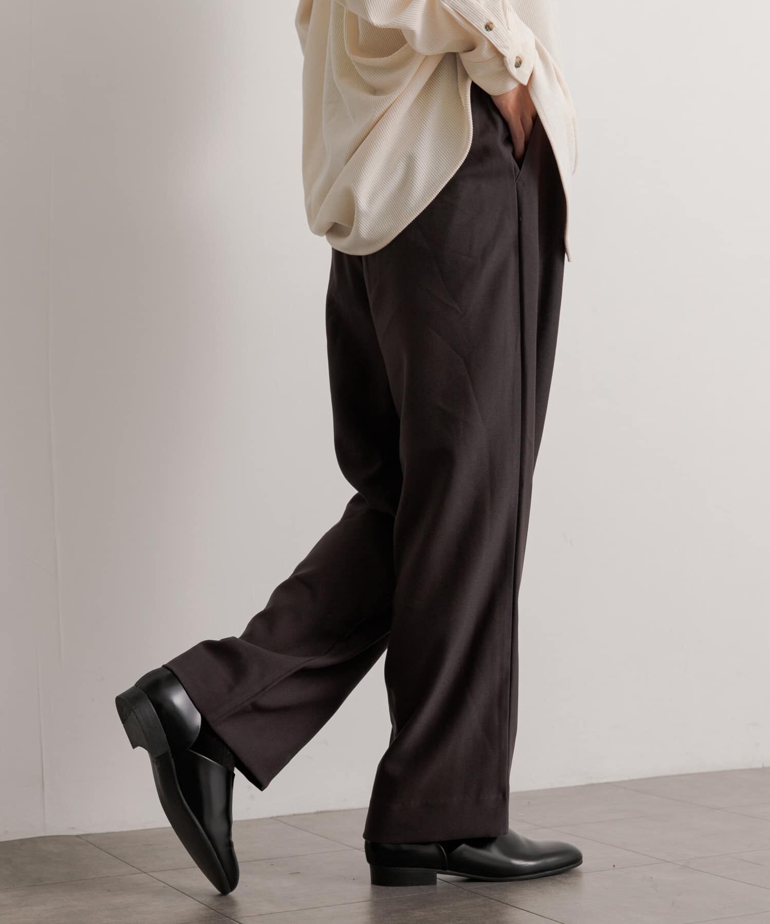 SENSE OF PLACE by URBAN RESEARCH「ウールライクダブルタックワイドパンツ」|その他|