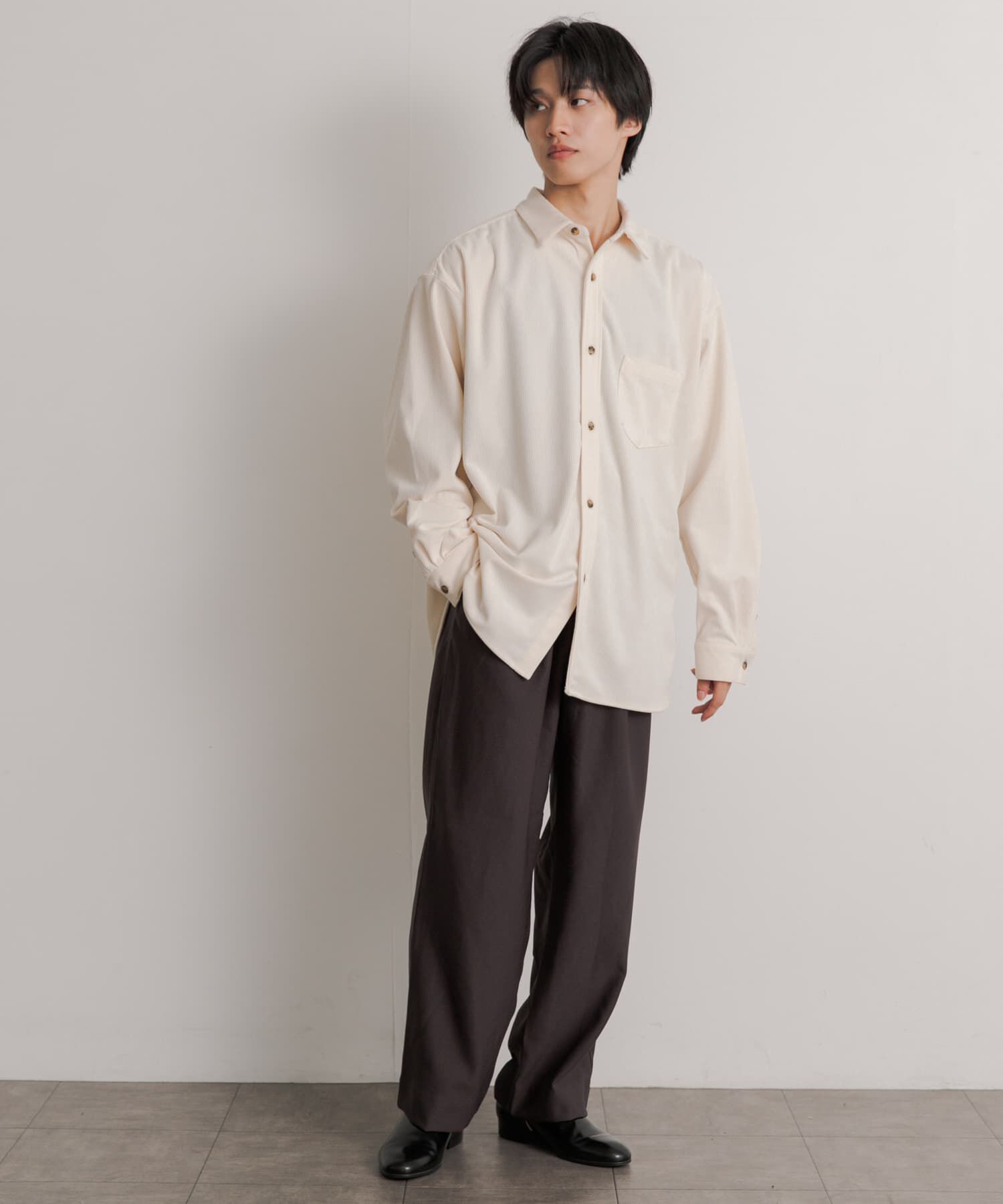 SENSE OF PLACE by URBAN RESEARCH「ウールライクダブルタックワイドパンツ」|その他|