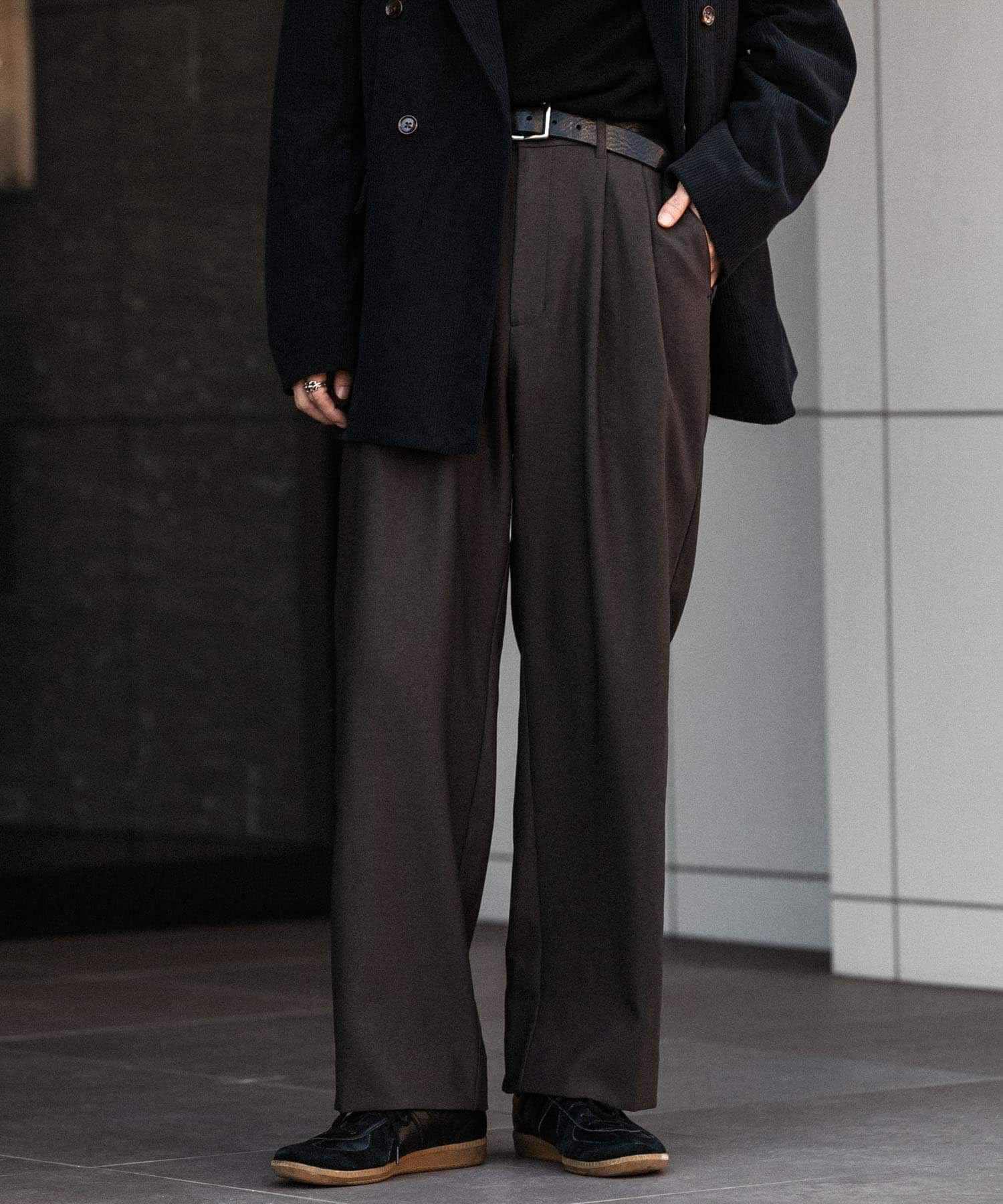 SENSE OF PLACE by URBAN RESEARCH「ウールライクダブルタックワイドパンツ」|その他|