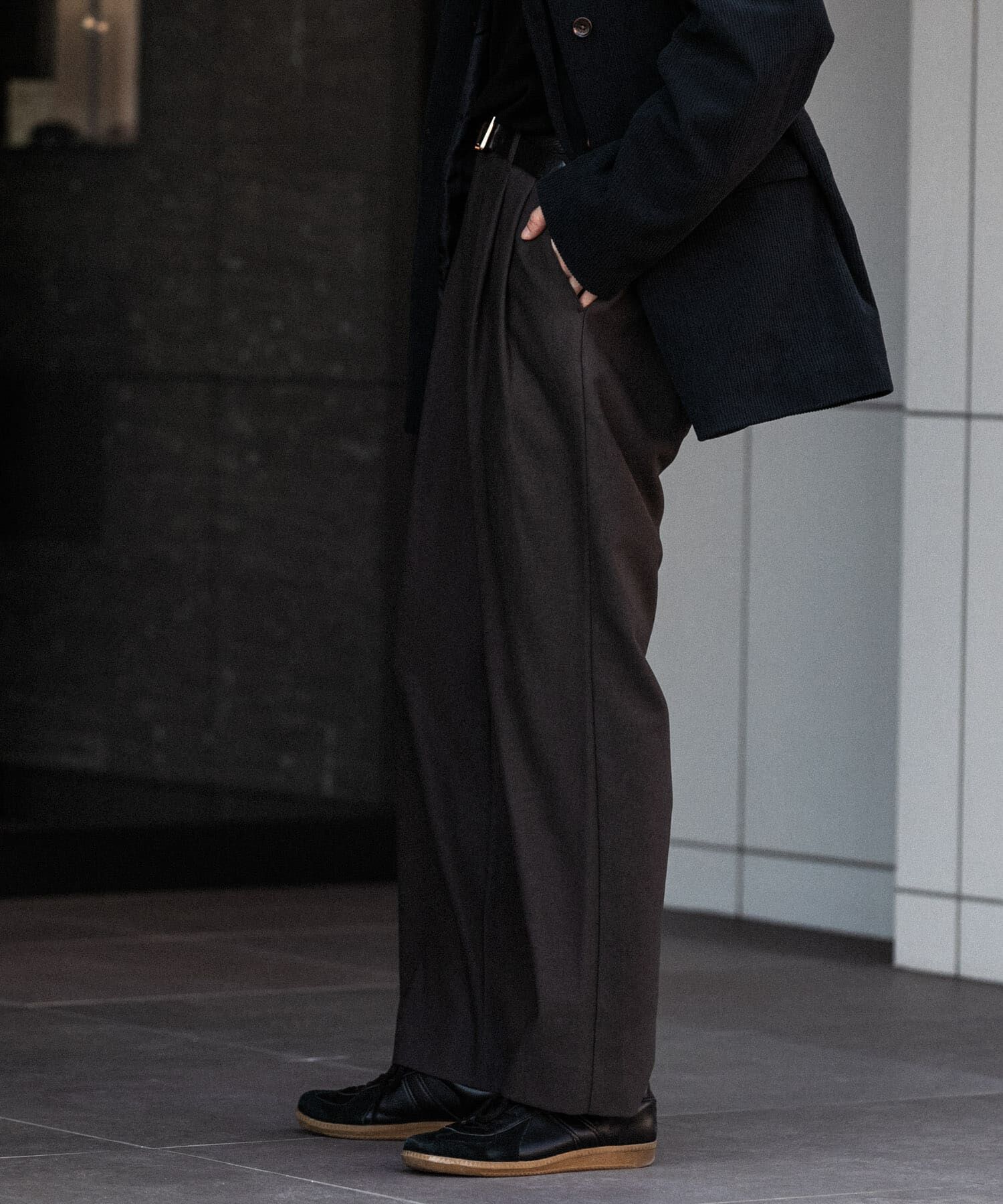 SENSE OF PLACE by URBAN RESEARCH「ウールライクダブルタックワイドパンツ」|その他|