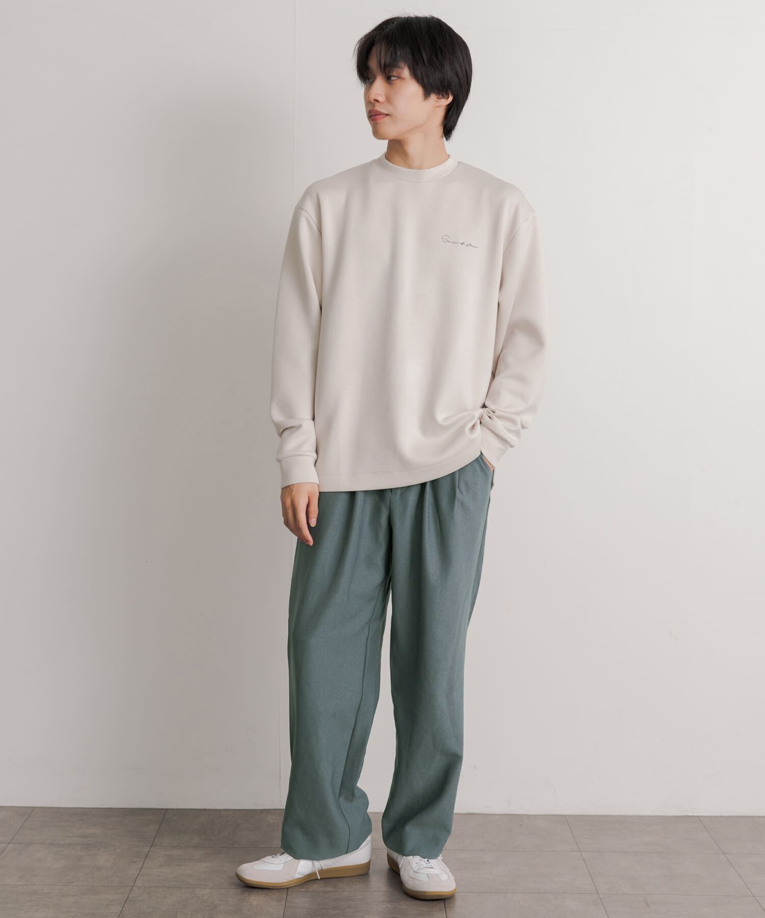 SENSE OF PLACE by URBAN RESEARCH「ウールライクダブルタックワイドパンツ」|その他|