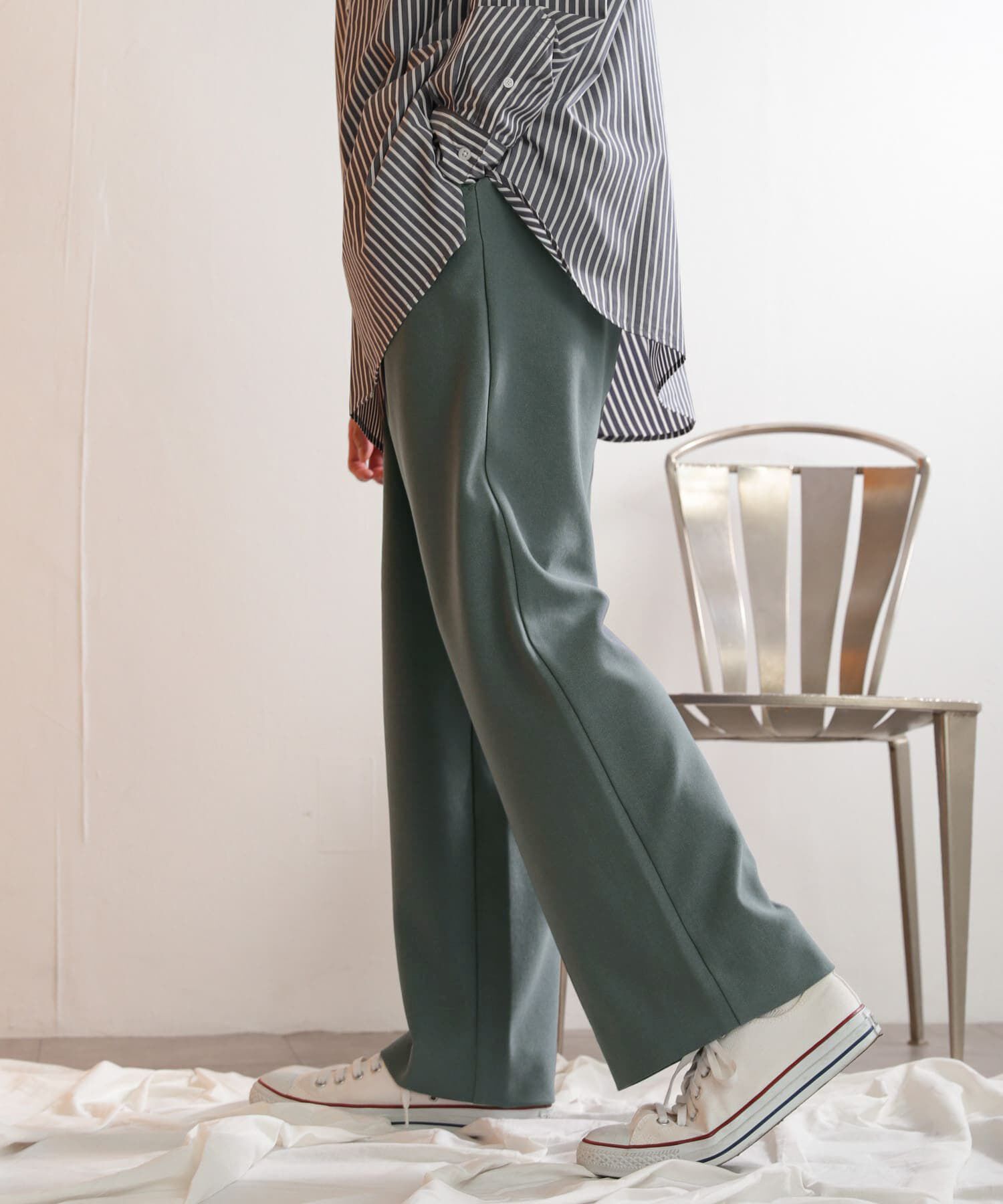 SENSE OF PLACE by URBAN RESEARCH「ウールライクダブルタックワイドパンツ」|その他|