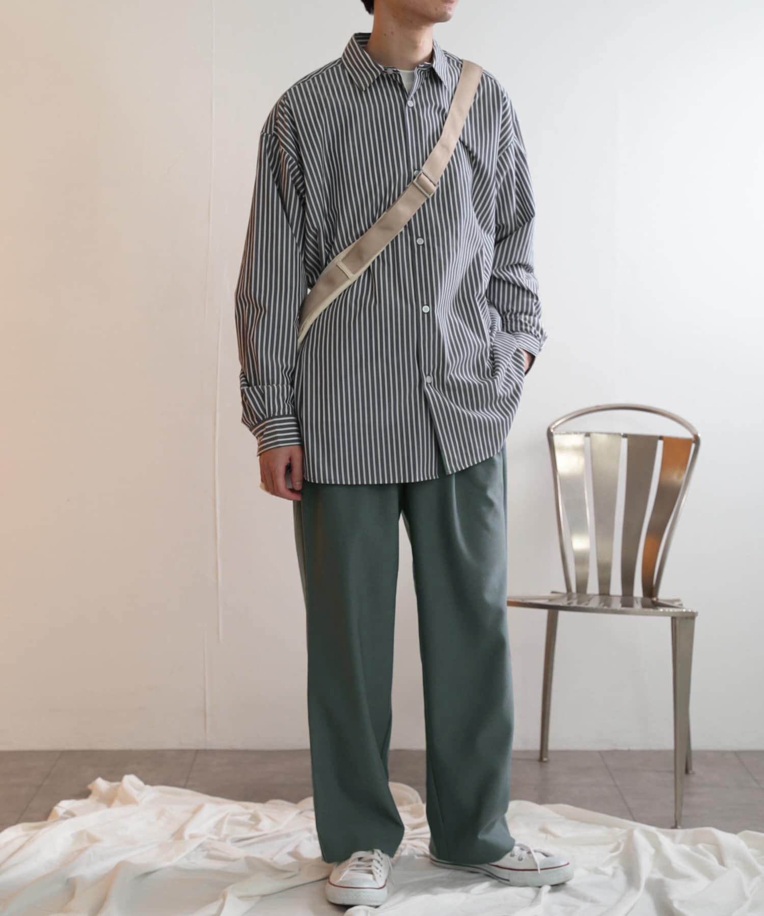 SENSE OF PLACE by URBAN RESEARCH「ウールライクダブルタックワイドパンツ」|その他|