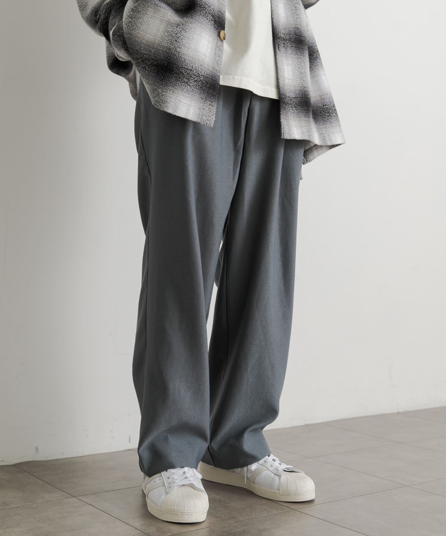 SENSE OF PLACE by URBAN RESEARCH「ウールライクダブルタックワイドパンツ」|その他|