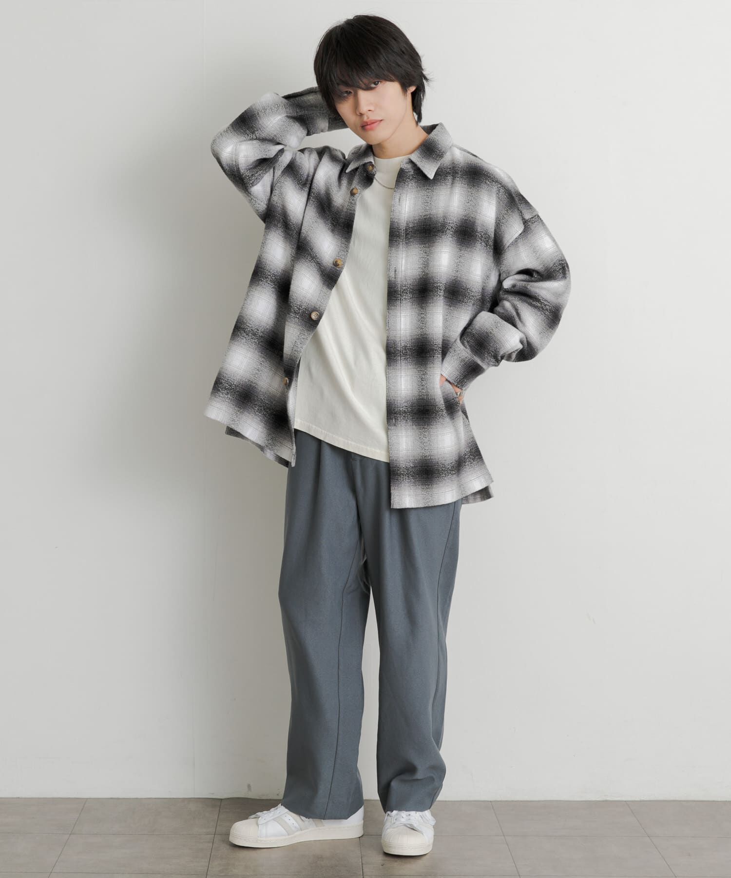 SENSE OF PLACE by URBAN RESEARCH「ウールライクダブルタックワイドパンツ」|その他|