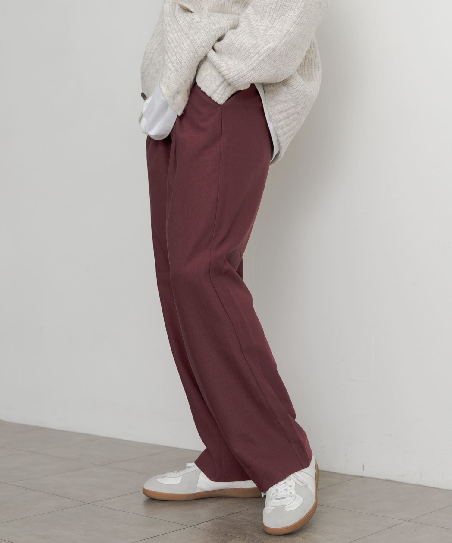 SENSE OF PLACE by URBAN RESEARCH「ウールライクダブルタックワイドパンツ」|その他|