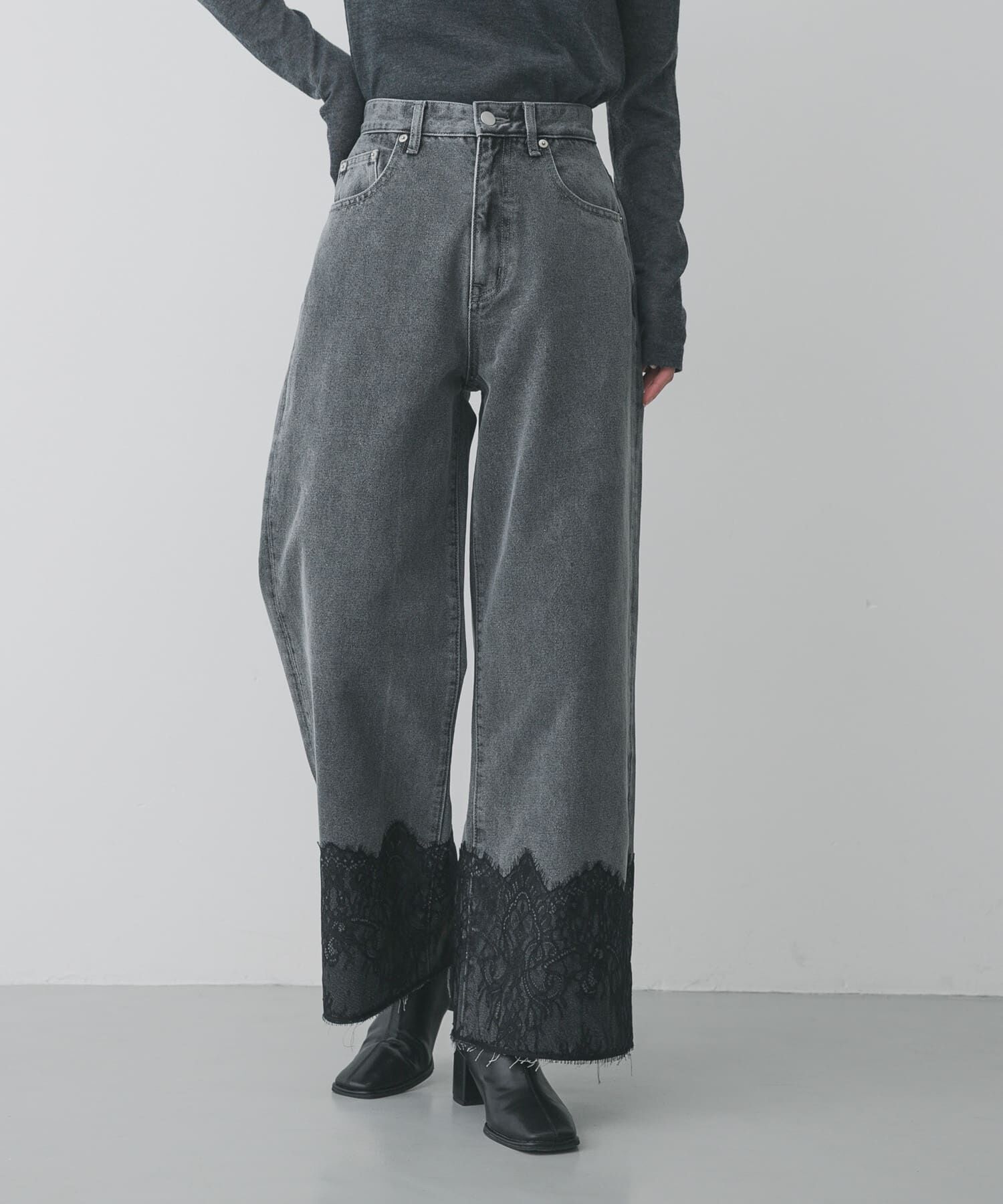 SENSE OF PLACE by URBAN RESEARCH「レースドッキングデニムパンツ」|その他|
