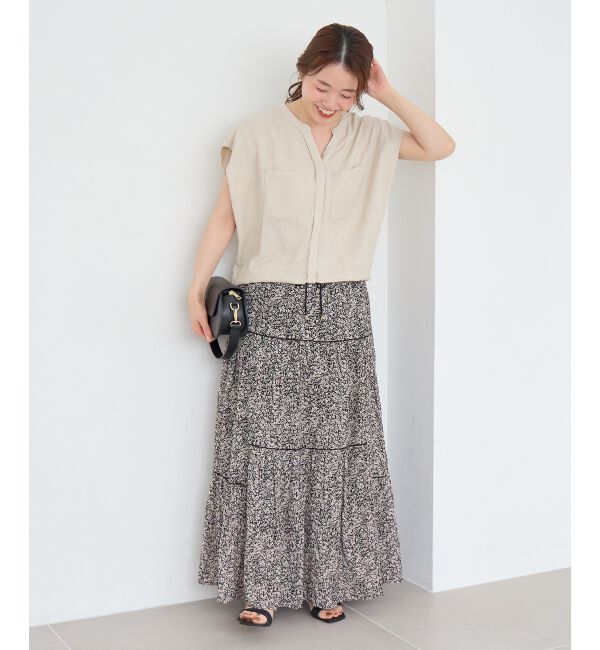  「Fanaka別注フラワー柄スカート」|スカート|