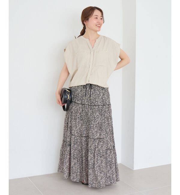  「Fanaka別注フラワー柄スカート」|スカート|