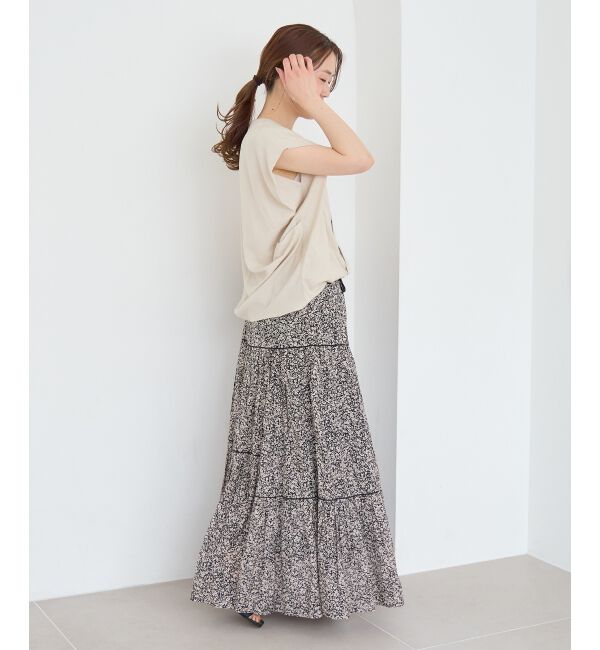  「Fanaka別注フラワー柄スカート」|スカート|