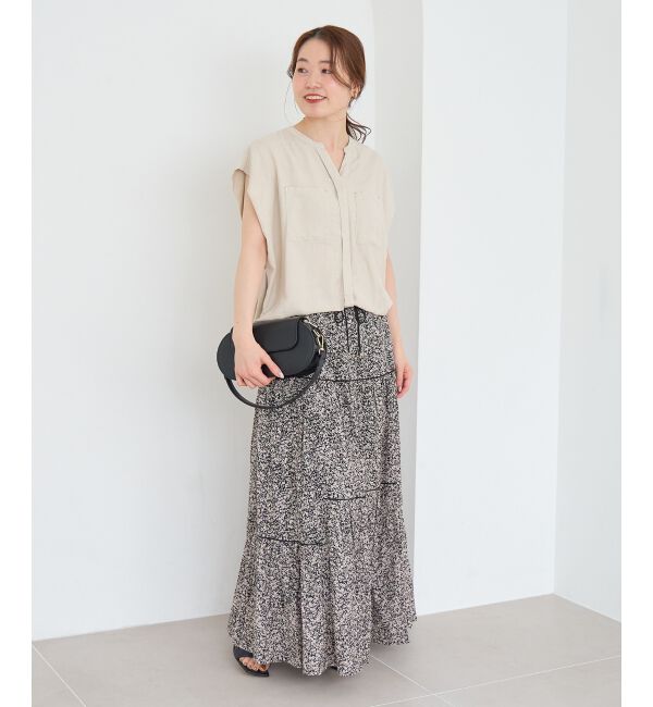  「Fanaka別注フラワー柄スカート」|スカート|