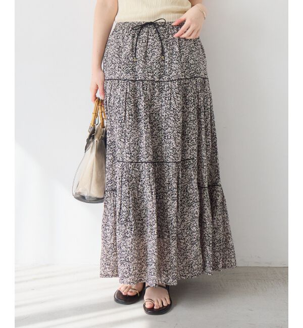  「Fanaka別注フラワー柄スカート」|スカート|