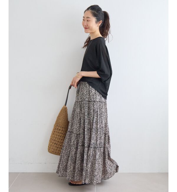  「Fanaka別注フラワー柄スカート」|スカート|