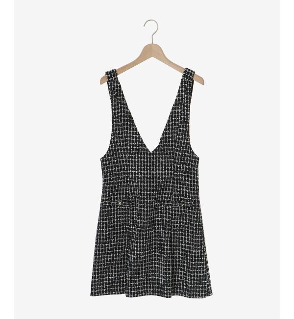 MAJESTICLEGON「前後2wayミニジャンスカ」|ジャンパースカート|