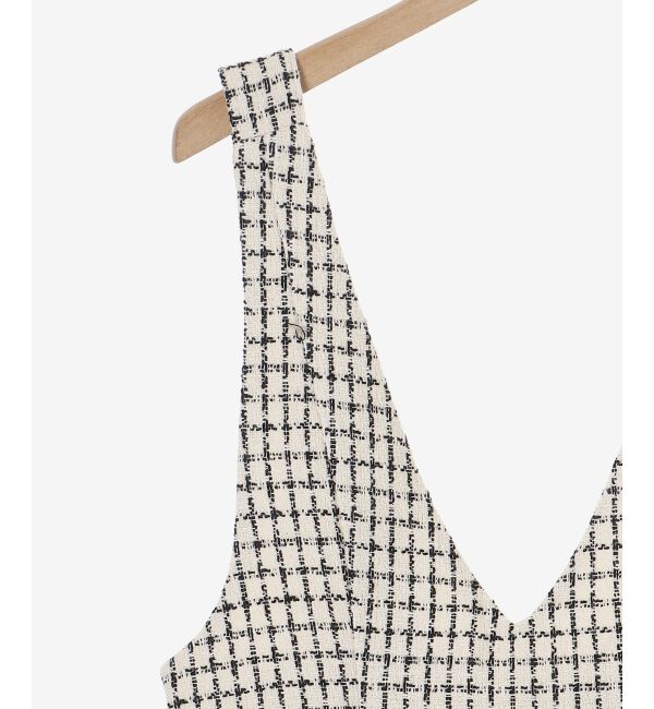 MAJESTICLEGON「前後2wayミニジャンスカ」|ジャンパースカート|