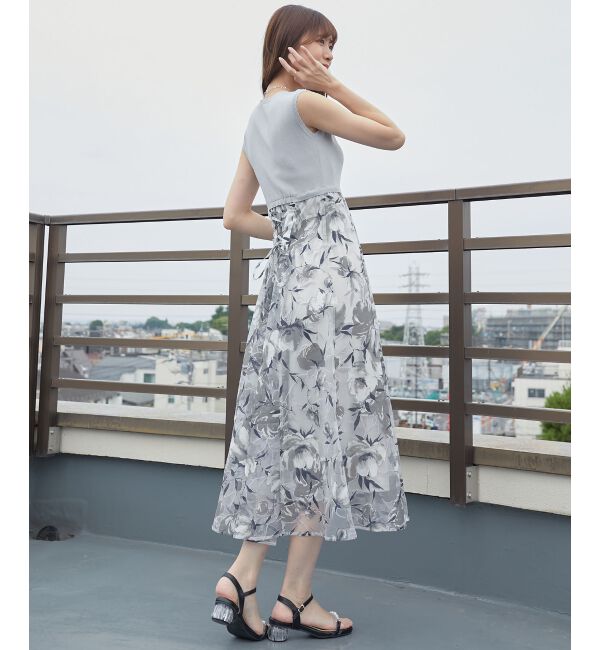 MAJESTICLEGON「レースアップノースリドッキングワンピ」|ワンピース|