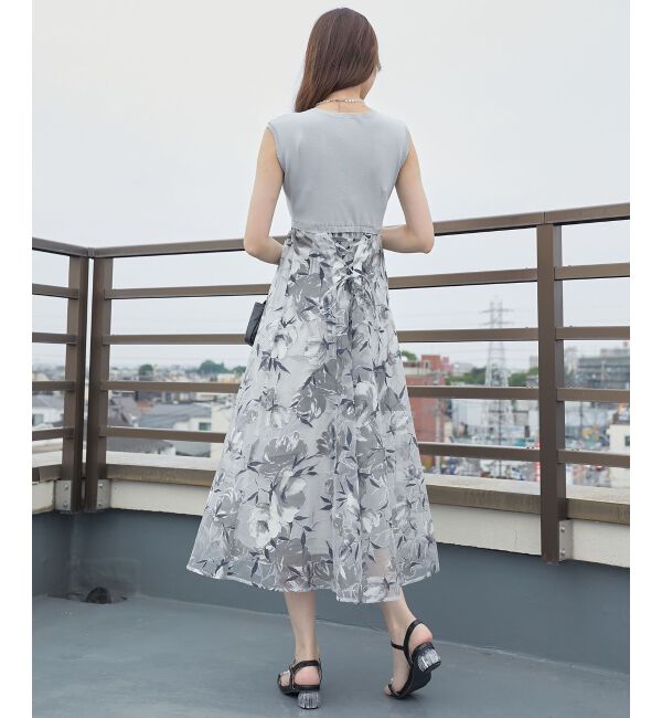 MAJESTICLEGON「レースアップノースリドッキングワンピ」|ワンピース|