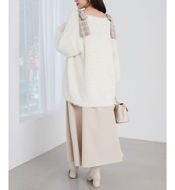  「2way肩リボンドッキングワンピ」|ワンピース|