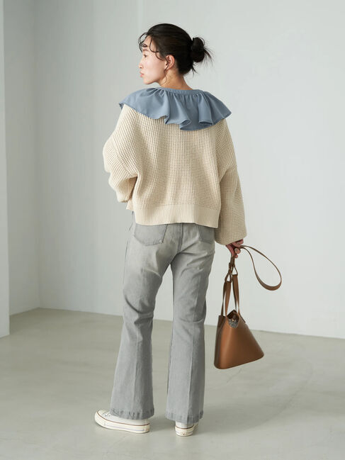 earth music&ecology「フリルカラーブラウス」|シャツ・ブラウス|