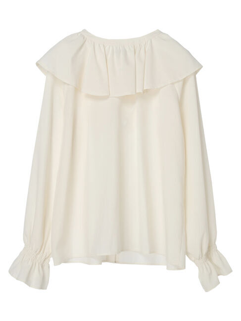 earth music&ecology「フリルカラーブラウス」|シャツ・ブラウス|