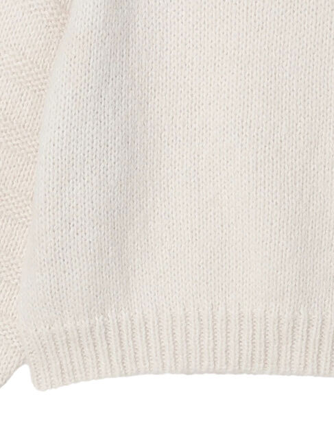 earth music&ecology「袖ガーター編みニットプルオーバー」|ニット・セーター|