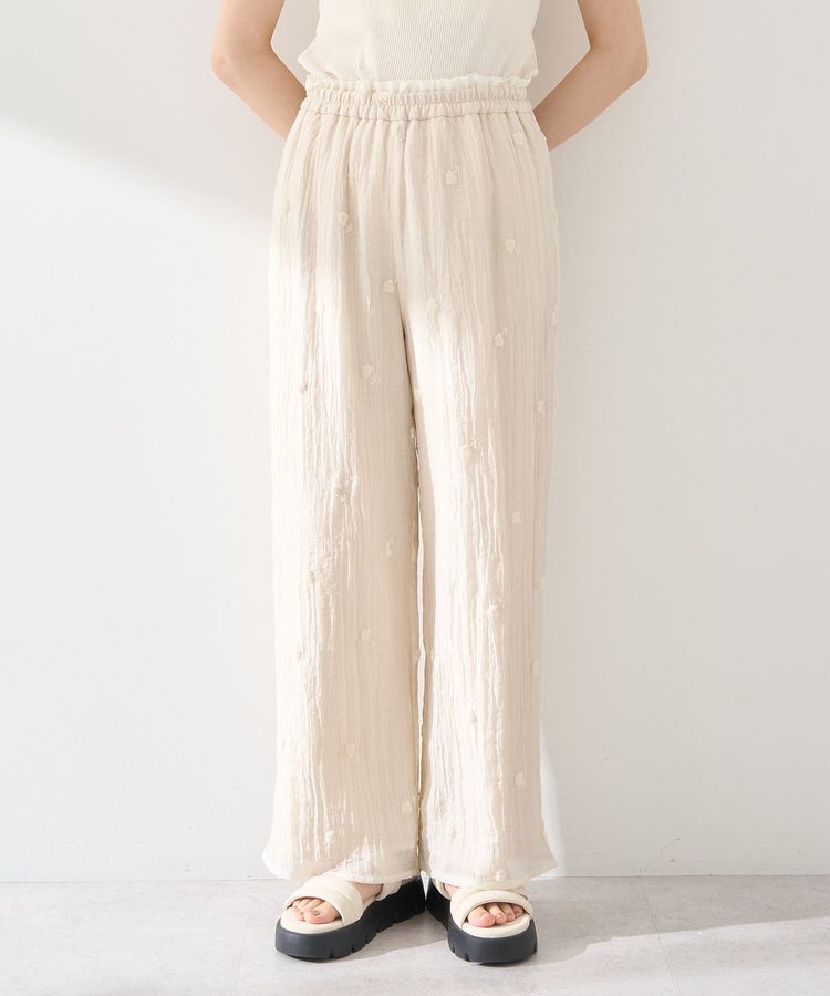 earth music&ecology「3Dフラワーパンツ」|その他|