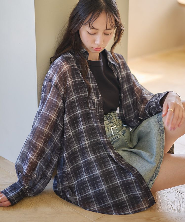 earth music&ecology「リブタンクトップ」|インナー|