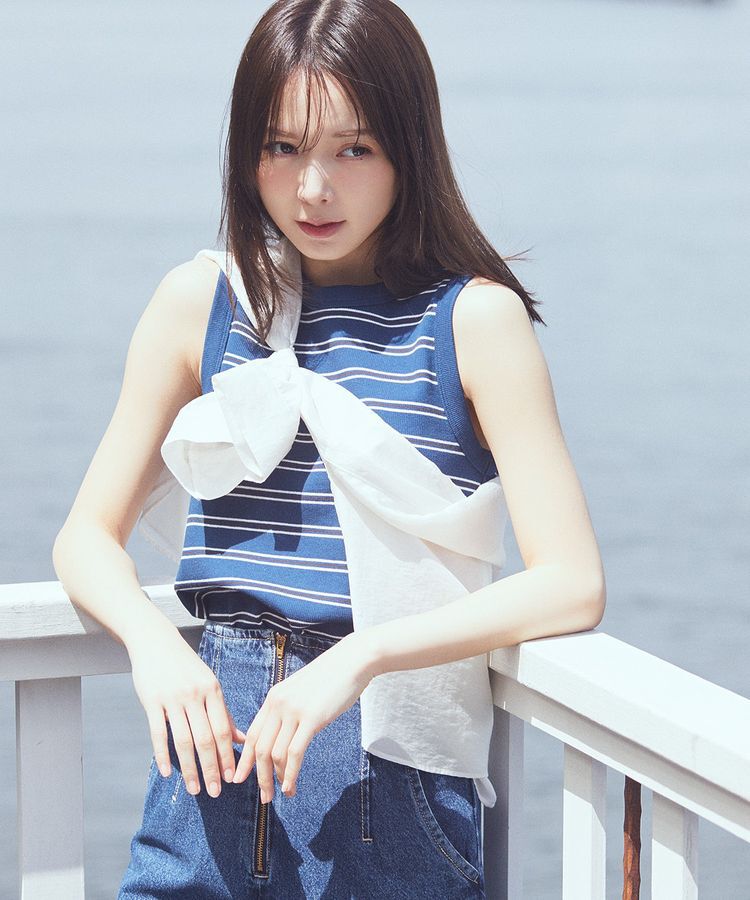 earth music&ecology「リブタンクトップ」|インナー|