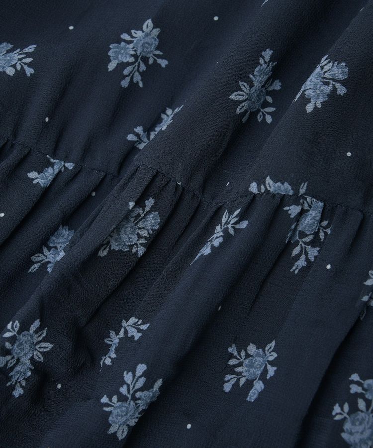 earth music&ecology「花柄シアーポップコーンキャミワンピース」|ワンピース|