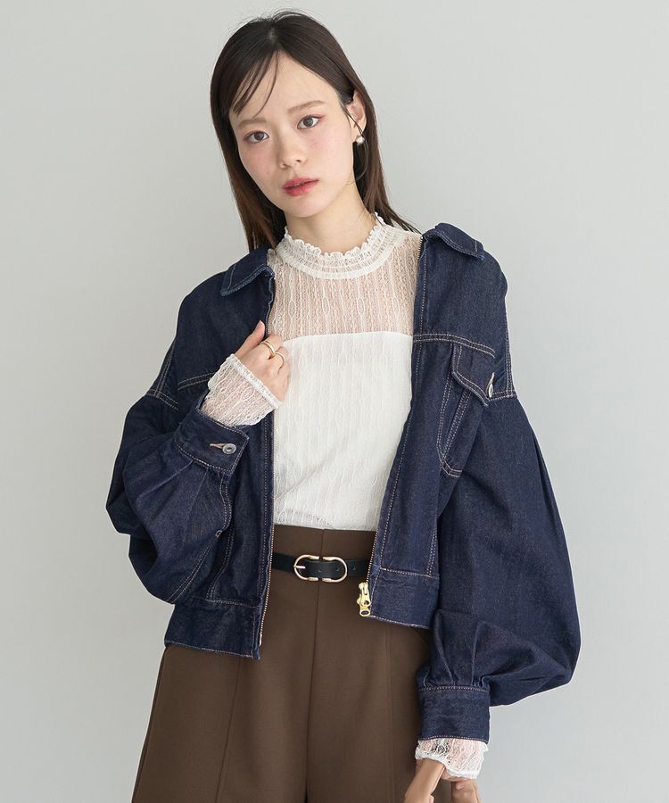 earth music&ecology「レースドッキングプルオーバー」|Tシャツ・カットソー|