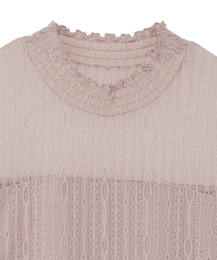 earth music&ecology「レースドッキングプルオーバー」|Tシャツ・カットソー|