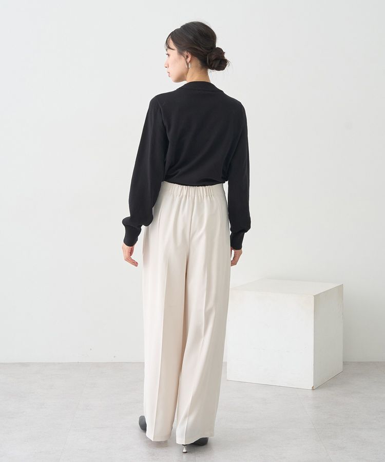 earth music&ecology「ボウタイニットプルオーバー」|ニット・セーター|