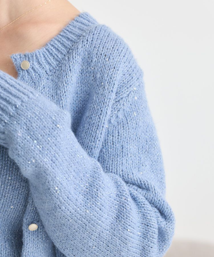 earth music&ecology「SET2点フラワースパンコールカーデ＋ビスチェ」|カーディガン|