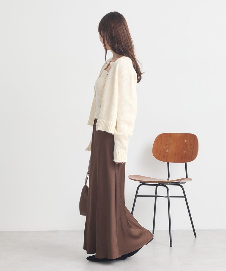 earth music&ecology「SET2点フラワースパンコールカーデ＋ビスチェ」|カーディガン|