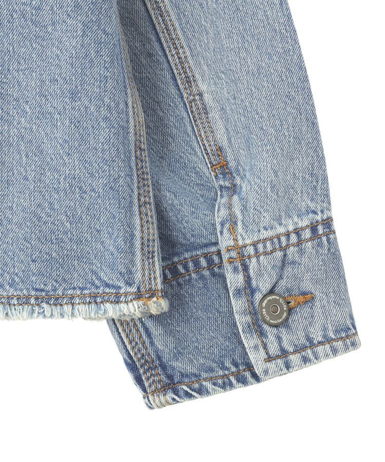 earth music&ecology「デニムノーカラーカバーオール」|テーラードジャケット|