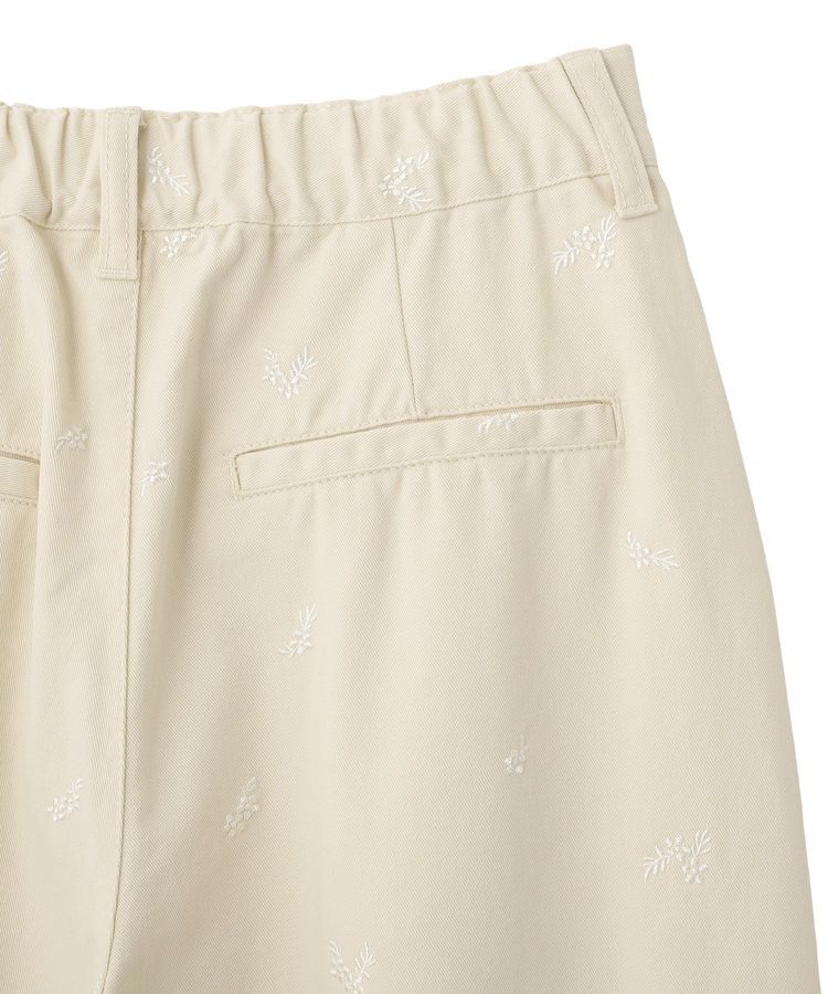 earth music&ecology「フラワー刺繍ツイルカーブパンツ」|その他|