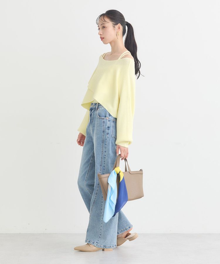 earth music&ecology「SET2点クロスニット＋キャミソール」|ニット・セーター|