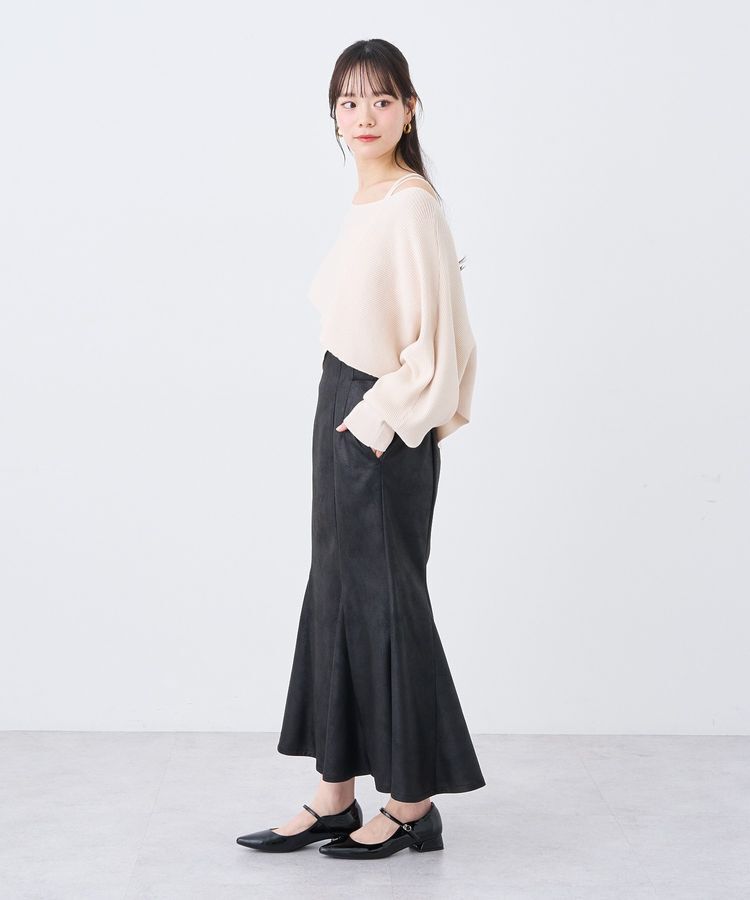 earth music&ecology「SET2点クロスニット＋キャミソール」|ニット・セーター|