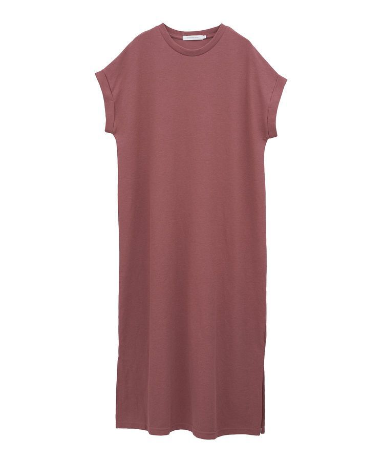 AMERICAN HOLIC「ワッフルサイドスリット半袖ワンピース」|ワンピース|