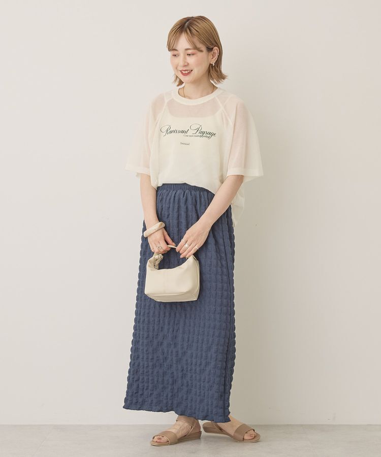 AMERICAN HOLIC「プリントロゴシアーニットプルオーバー」|ニット・セーター|