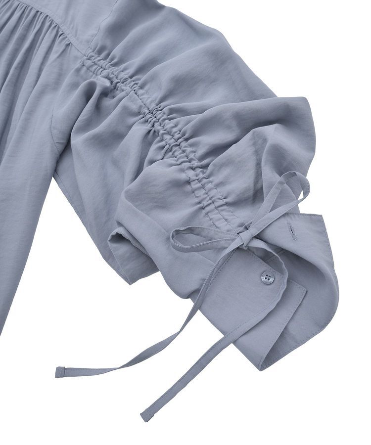 AMERICAN HOLIC「シアーバックギャザーリボンシャツ」|シャツ・ブラウス|