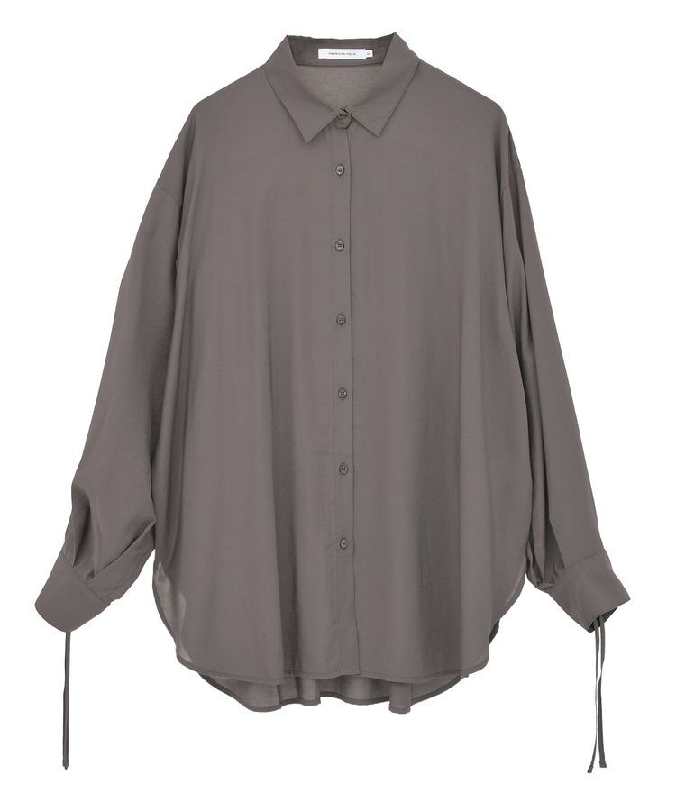 AMERICAN HOLIC「シアーバックギャザーリボンシャツ」|シャツ・ブラウス|