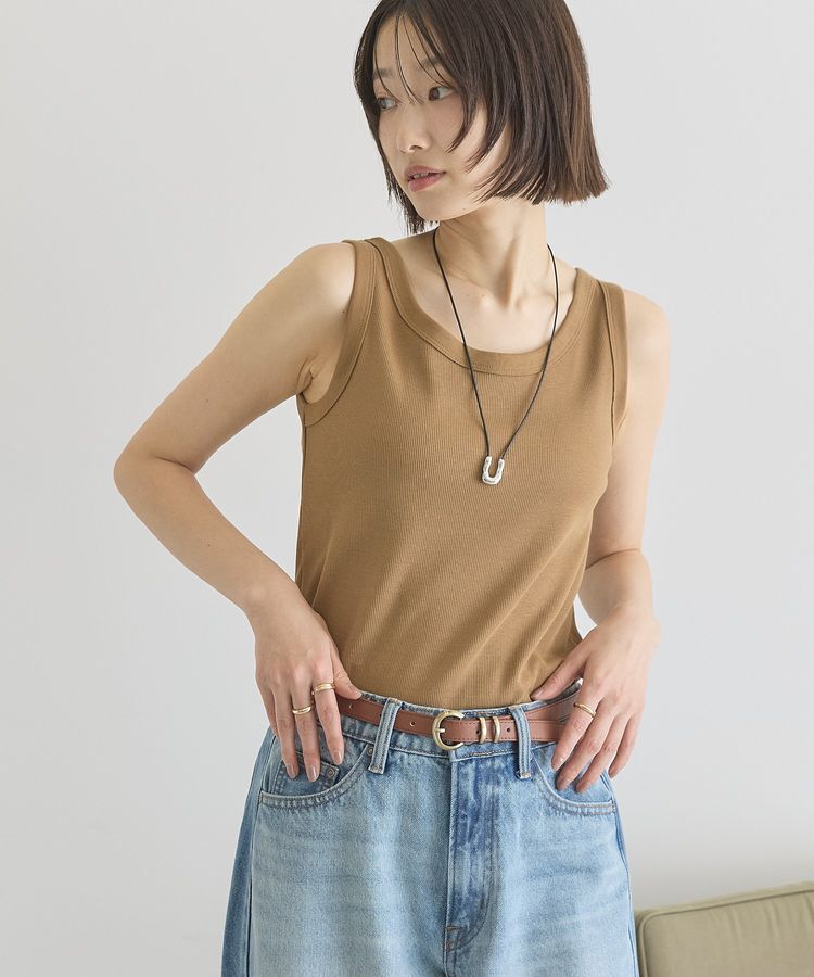 AMERICAN HOLIC「【抗菌防臭】テレコタンクトップ」|キャミソール|